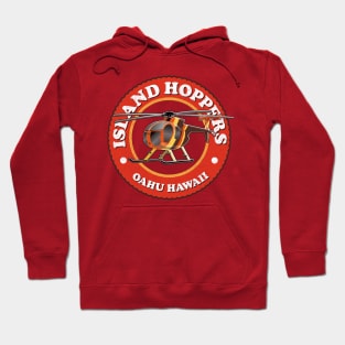 Island Hoppers Oahu Hawaii retro look, worn effect Hoodie